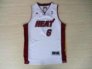 Camiseta James #6 Miami Heat Blanco